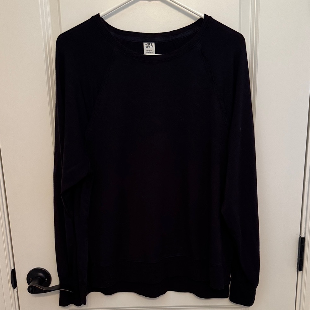 JoyLab Classic Black‎ Crew Neck Sweater